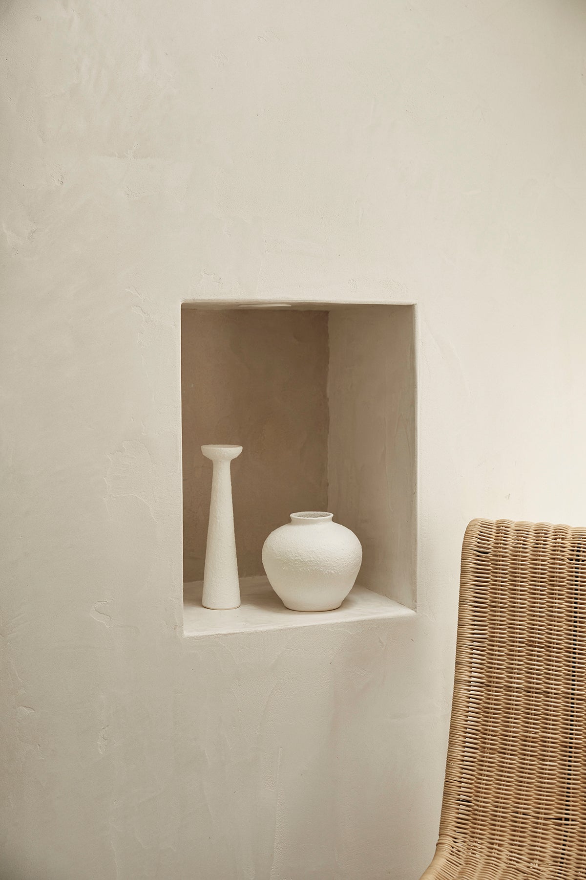 Bleecker Vase — Textural White