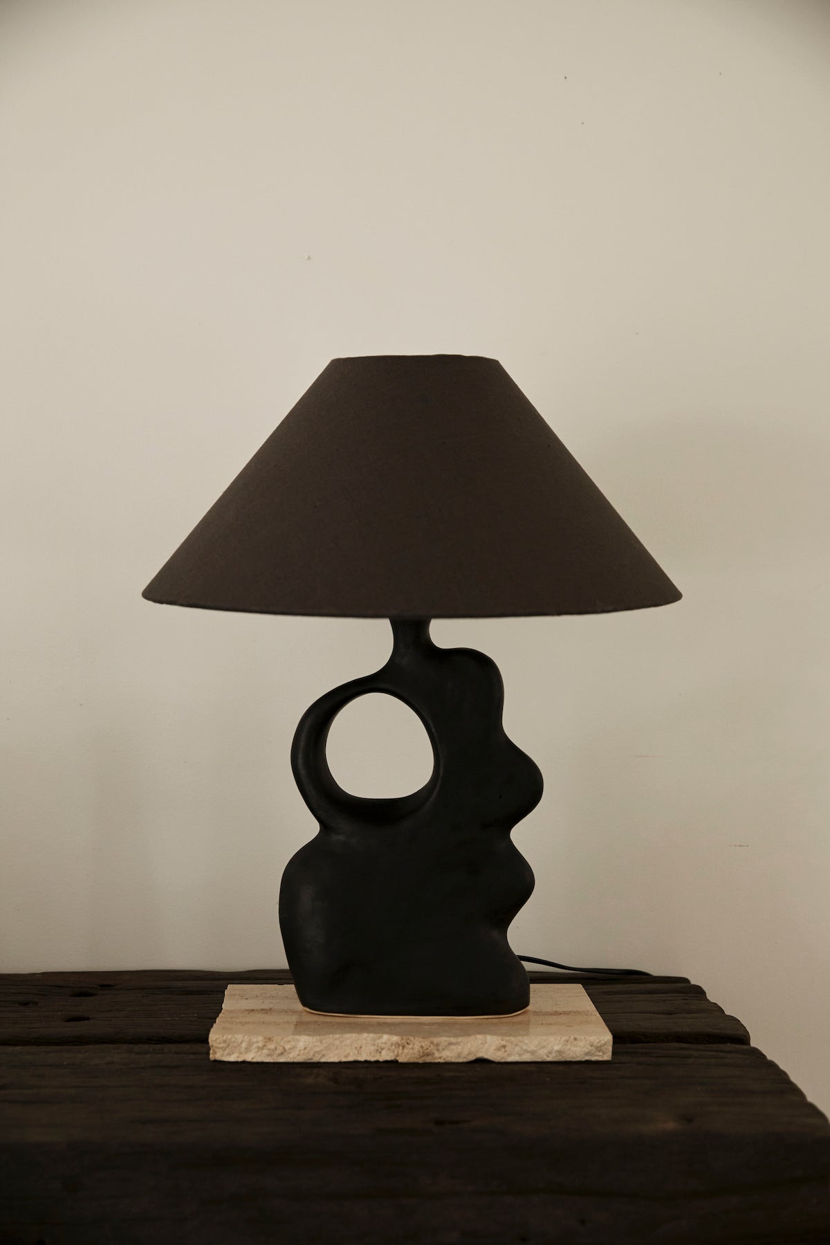 Soho Sculptural Lamp — Matte Black