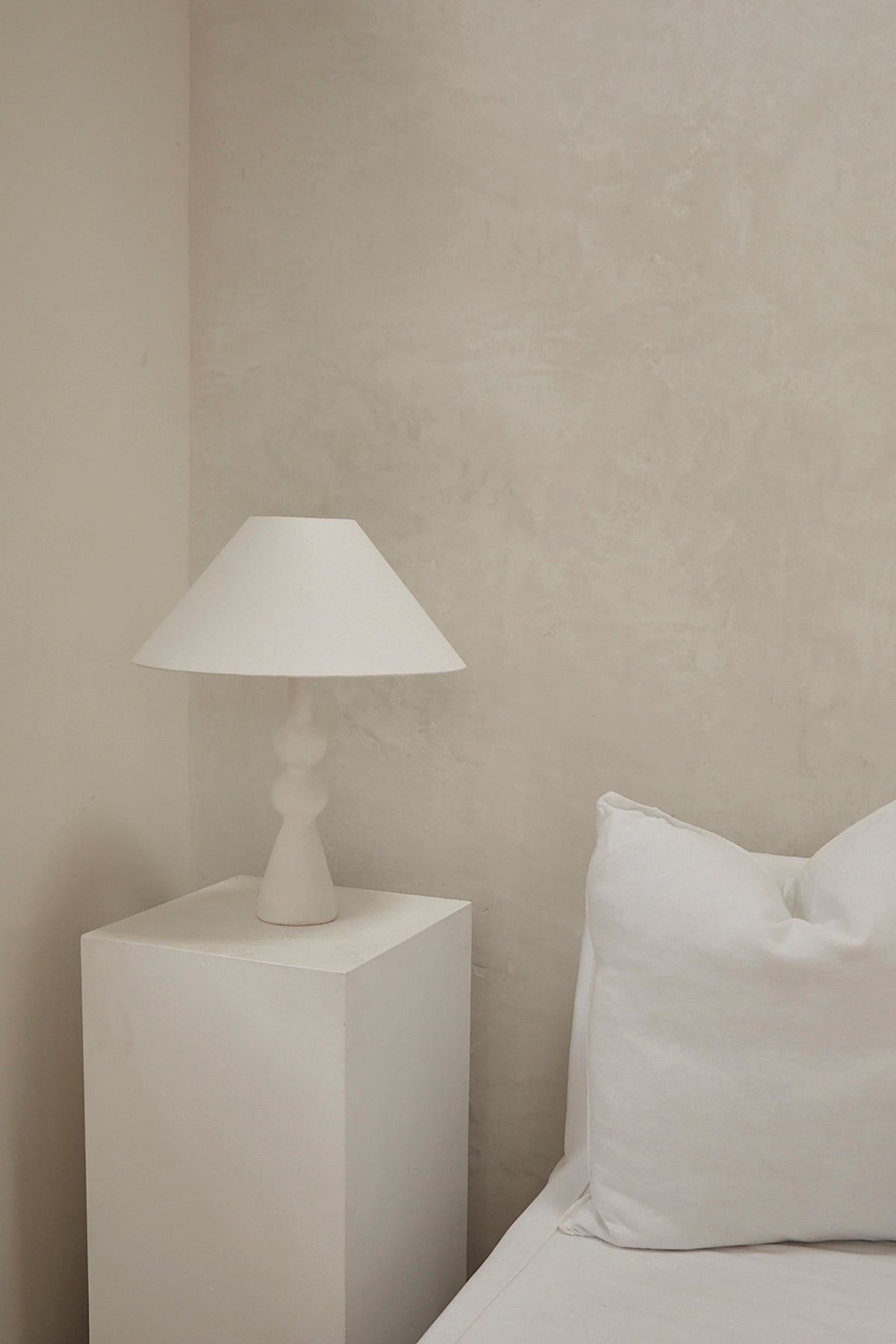 Bianca Table Lamp — Textural White