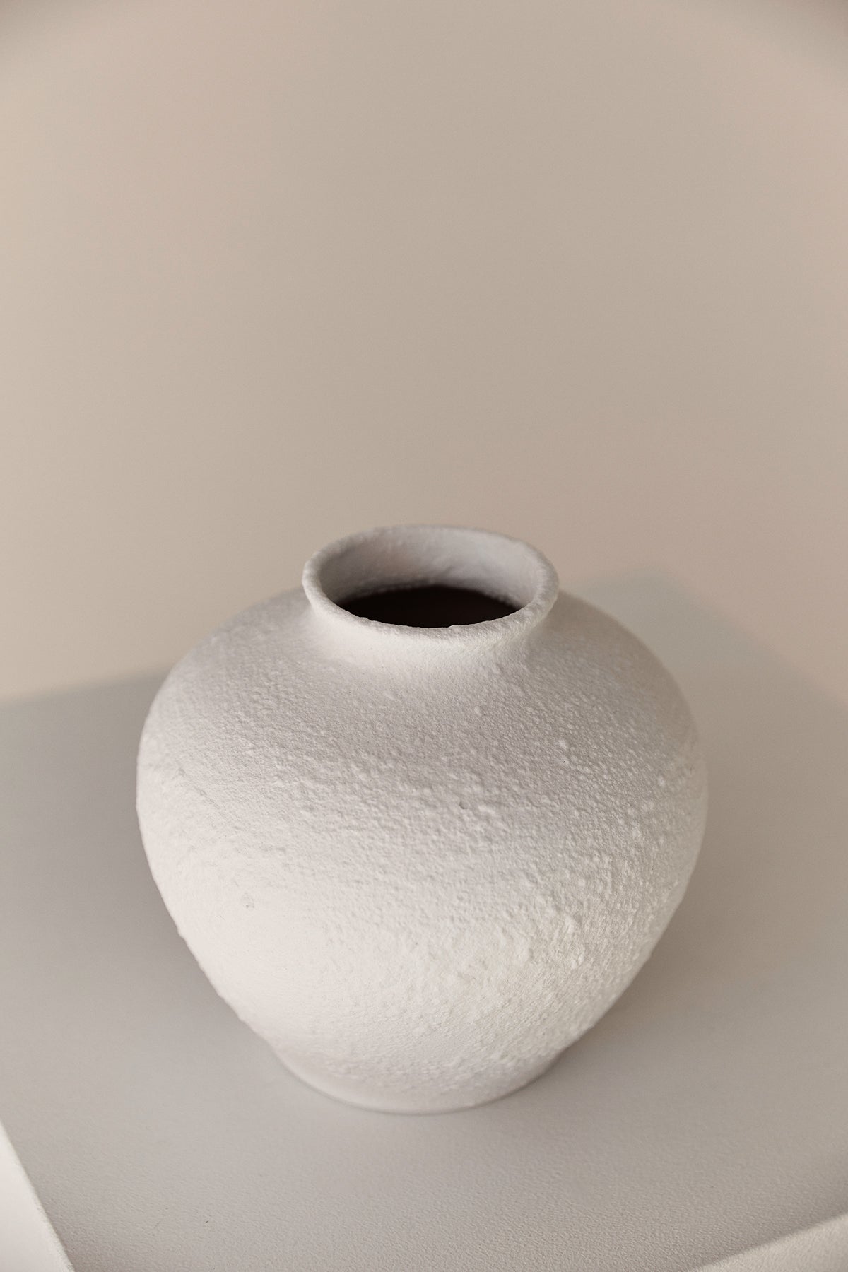 Bleecker Vase — Textural White