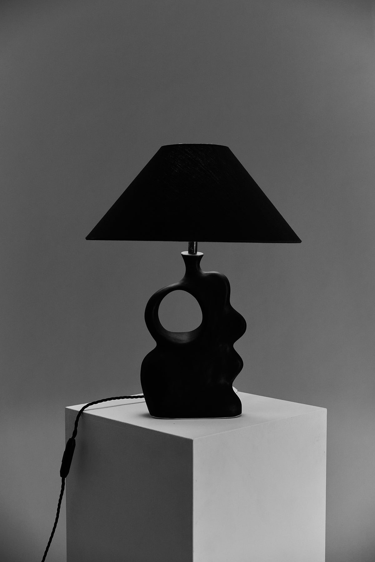 Soho Sculptural Lamp — Matte Black