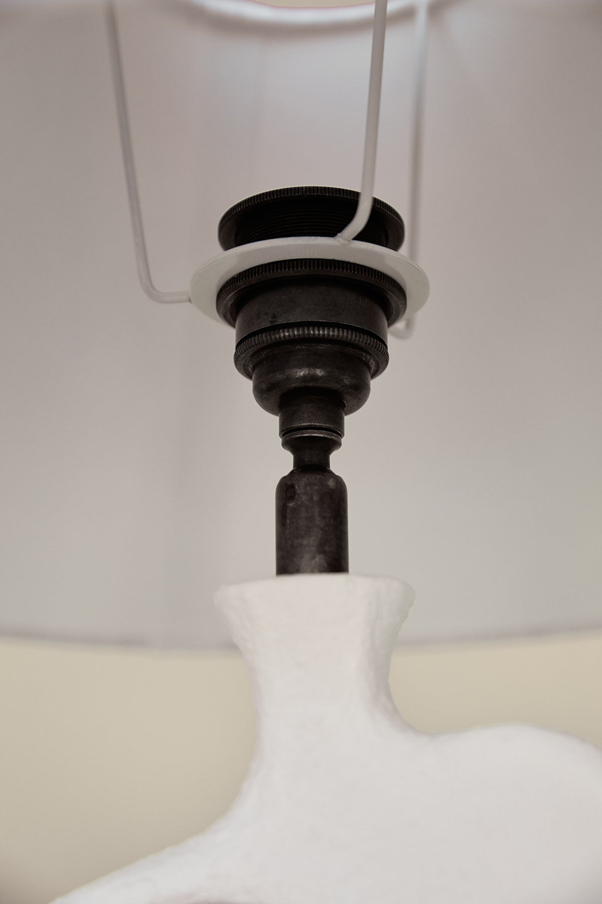 Soho Sculptural Lamp — Textural White